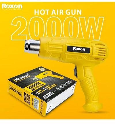 Air Hot Gun, 2000W / 50-60 Hz / 220-240V ROXON Premium Quality 2000W Model : HG8-E202