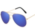 Women's Sunglasses Round Frame Glasses Colorful Fashion Casual Polarized Glasses UV Protection Metal Sunglasses