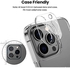 Lens shield for iphone 13/13 pro /13 pro max ultra thin 9h anti scratch tempered glass camera lens protector (iphone 13 pro)