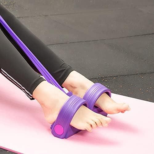 Two year warranty 2022 multi function fitness tension rope muscle training resistance band latex pedal exerciser sit up premium tension rope home-465527