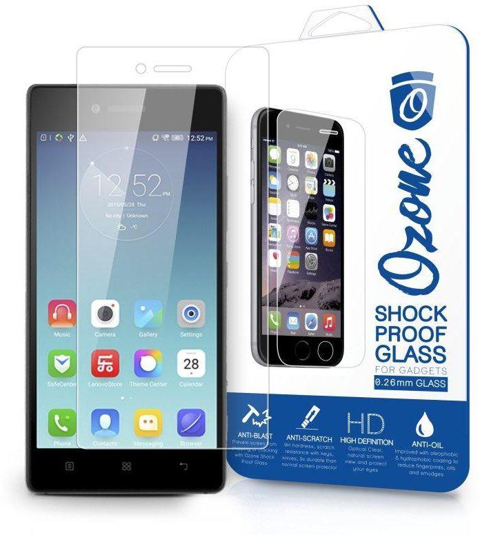 OZONE Shock Proof Tempered Glass Screen Protector for Lenovo K3 A6000