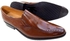 Fashion Men's Official Pure Leather Slip On Shoes - Brown