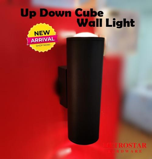 Metrostarhardware Up Down Cube Wall Light  (Warm White)