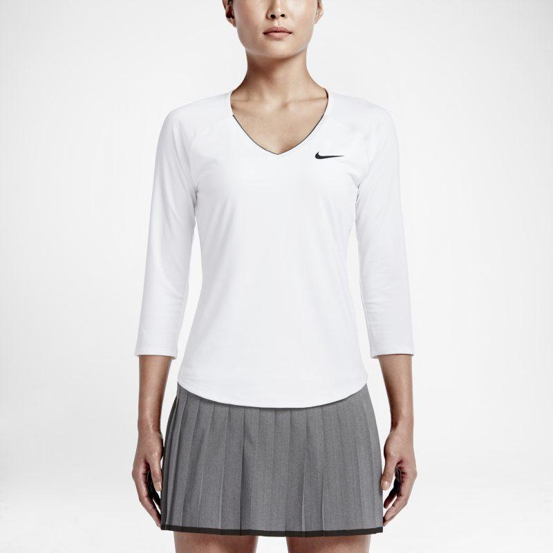 NikeCourt Pure Women's Tennis Top - White