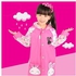 Children Raincoat With A Schoolbag Position Baby Cartoon Modeling Breathable Poncho(Pink Size: M)
