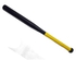 No Band Baseball Bat - Solid Wood - Black Color - Hand Color Yellow - 80 Cm Approx