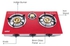 3-Burner Gas Stove SF5364GC 3B Red/Silver