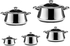 Zahran Stainless Steel Cookware Set - 10 Pieces