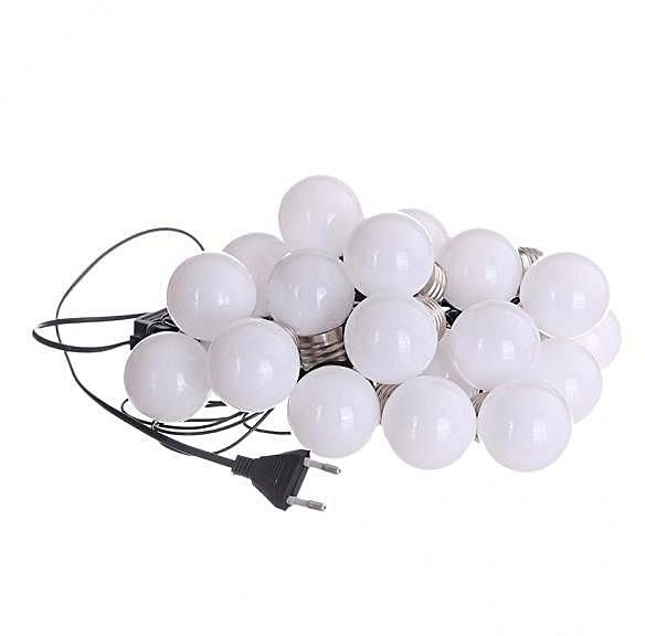 Generic 20LED Globe Ball String Light Home Garden Warm White Decor With Plug 220V FJMALL