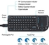 Rii 2.4G Mini Wireless Keyboard with Touchpad Mouse,Lightweight Portable Wireless Keyboard Controller with USB Receiver Remote Control for Windows/ Mac/ Android/ PC/Tablets/ TV/Xbox/ PS3. X1-Black .