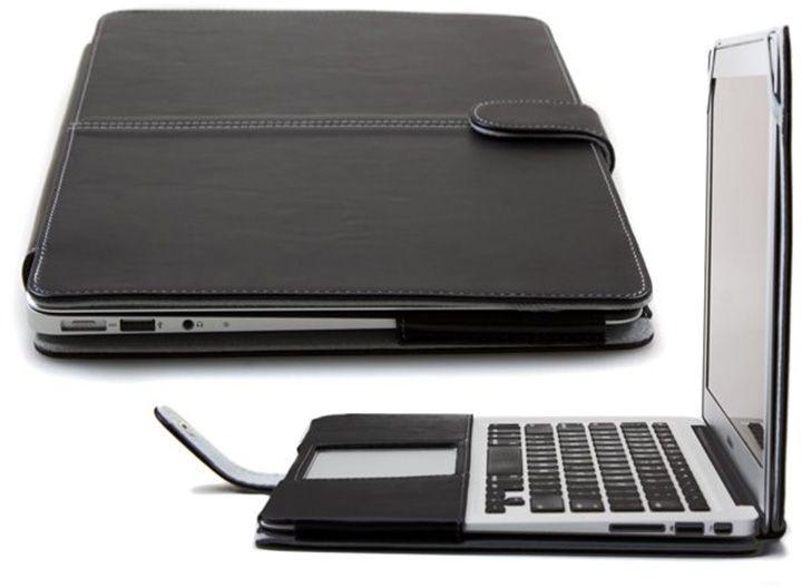 Ozone Premium PU Leather Sleeve Skin Cover Folio Case for Apple MacBook Pro 15 inches