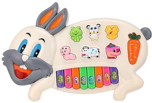 Generic Rabbit Piano Toy - Multi Color