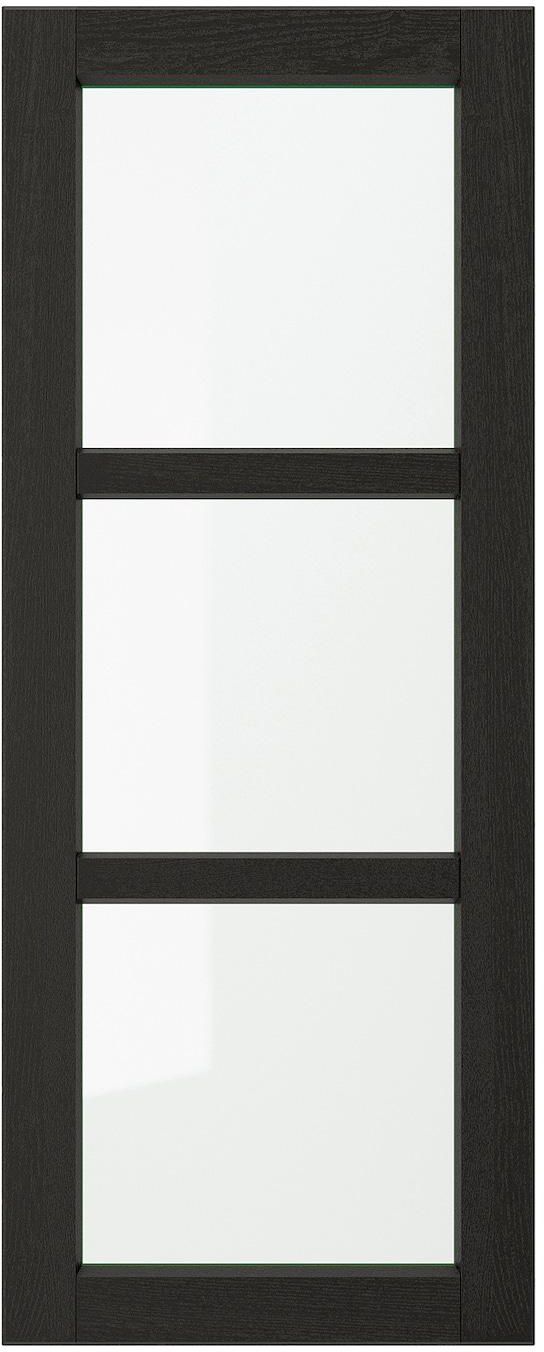 LERHYTTAN باب زجاج - صباغ أسود ‎40x100 سم‏