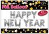 16 inch Happy new year foil balloon set party decorantion SILVER Aluminum letter