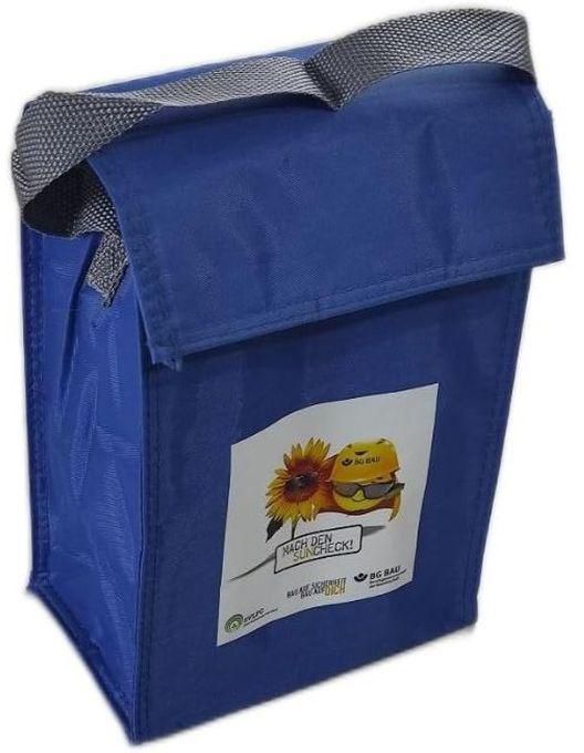 لانش باج حقيبة غداء معزولة ومبردة اطفال، حقيبة حمل حرارية لاطفال ، حقيبة محمولة للاستخدام الداخلي والخارجي,أزرق فاتح