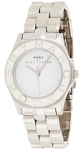 Marc by Marc Jacobs Women's White Dial Stainless Steel Band Watch - Mbm3048
