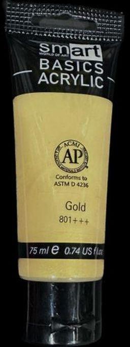 Smart Acrylic 75ml Tube - Gold