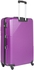 Senator Hard Case Medium Luggage Trolley Suitcase for Unisex ABS Lightweight Travel Bag with 4 Spinner Wheels KH120 Purple