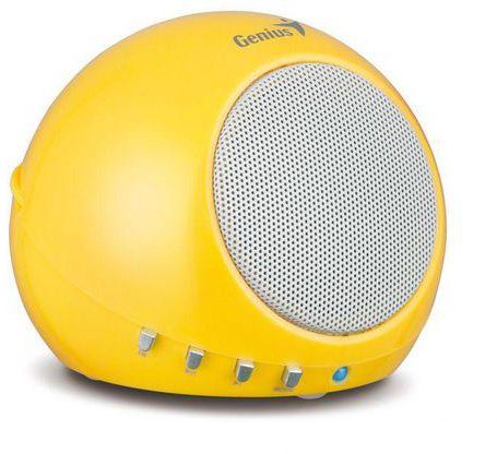 Genius SP i300 Music Player with Speaker - Yellow