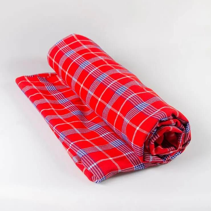 African Maasai Shuka throw blanket Masai blanket shuka kikoi blanket