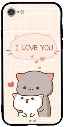 Skin Case Cover -for Apple iPhone 7 I Love You My Cats I Love You My Cats