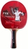 Fox Table Tennis Ping Pong Racket With Bag 1-Star, Black/Red Handle