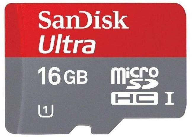 Sandisk 8GB Ultra microSDHC Flash Memory Card