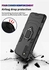 AMWEI Case for Vivo Y16, Anti-Scratch TPU Silicone and PC Shock- Absorption Bumper Case, Protective Case Cover with 360° Kickstand Ring, Black