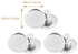 ibasenice Magnetic Button Magnets – 3 Pairs Anti-Loss Light Magnetic Button Curtain Bag Stainless Steel Magnetic Stoppers (20 mm)