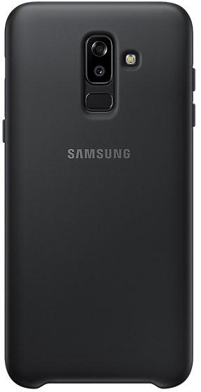 Original Samsung Dual Layer Cover for Samsung Galaxy J8 (Black - Gold)
