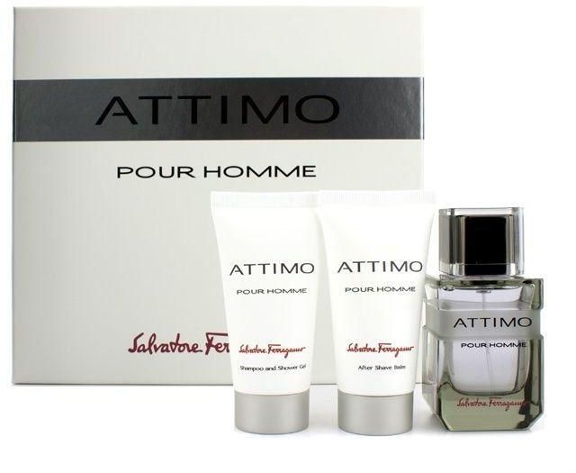 Attimo Gift Set For Men Eau de Toilette 100 ML Plus Shower Gel 50 ML With After Shave Balm 50 ML