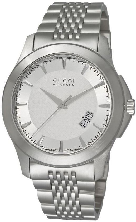 Gucci Men's G- Timeless Silver Dial Stainless Quartz Watch