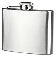 5-10 oz Stainless Steel Pocket Hip Flask Gift Alcohol Whiskey Liquor Screw Cap 