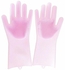 Generic - Silicone Dishwashing Gloves Pink