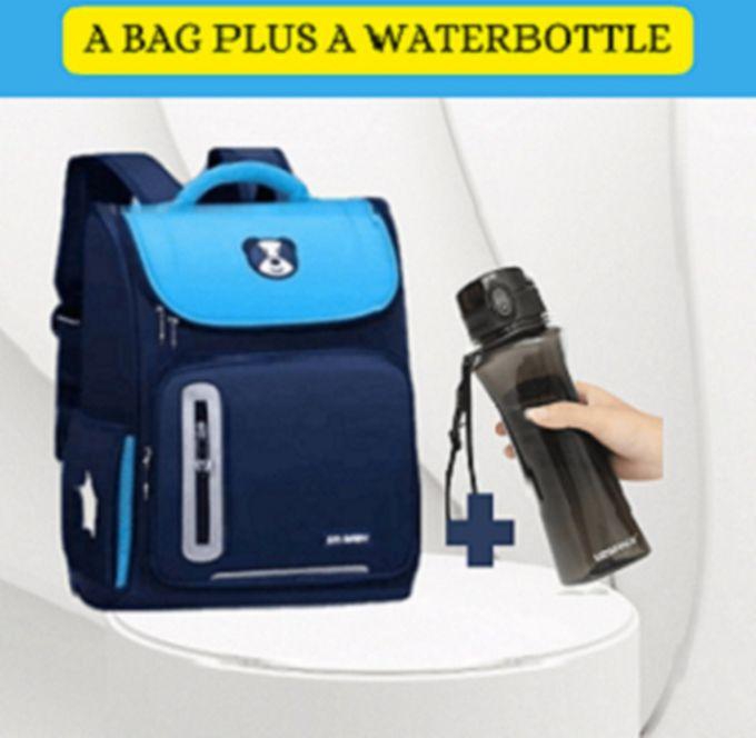 Children Waterproof School Backpack/Bag + A Free Waterbottle