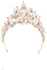 Stone Studded Crown Gold/Pink/White