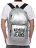 Armani Jeans 932063 CC997 00017 Fashion Backpack for Unisex, Silver