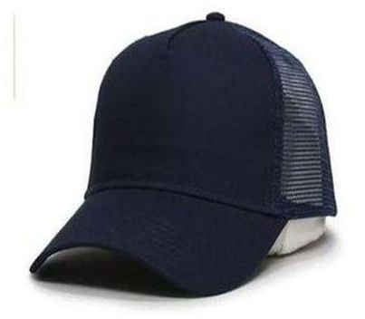 Adjustable Black Face Cap With Net