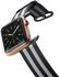 Casetify - Apple Watch Band Nylon Fabric All Series 38mm Black Stripes