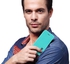 حافظة حماية قابلة للطي من الجانب جلدية من سلسلة اليجانت لهواتف ايفون 5c من روك - ازرق