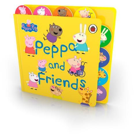 Peppa Pig Peppa and Friends Tabbed Board Book | Peppa Pig