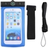 Compass Waterproof Transparent Pouch Dry Bag Case For IPhone 6 Plus 5.5'' Blue