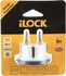 Power Lock 3 Wall Adapters - White