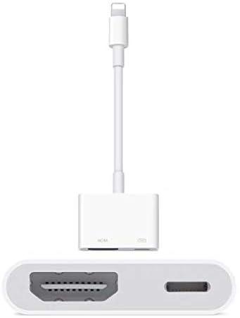 [Apple MFi Certified] Lightning to HDMI Adapter, 1080P Digital AV Adapter Sync Screen Connector with Charging Port for iPhone 12/11 Series, SE/XS/XR/X/8 7, iPad on HD TV/Monitor/Projector (Plug &Play)