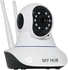 SKY HUB Wireless Indoor Security Camera, 1080P, White - V380 Pro