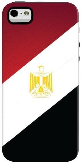 Stylizedd Premium Dual Layer Tough Case Cover Matte Finish for Apple iPhone SE / 5 / 5S - Flag of Egypt