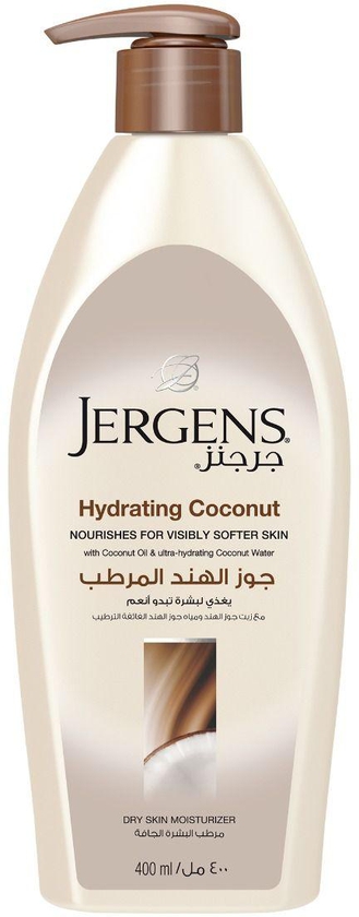 Jergens, Body Lotion, Coconut Moisturizes Dry Skin, Deep Nourishment - 400 Ml