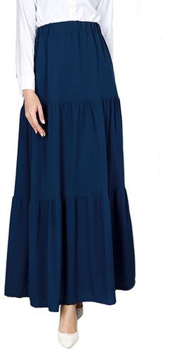 Kime Elastic Waist Loose Layered Ruffle Skirt [S17425] (7 Colors)