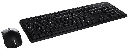 Media Tech Keyboard +Mouse Wireless, Black, Large, Mt-2030