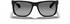 Ray-Ban Justin Classic Unisex Full Rim Square Plastic Black Sunglasses RB4165-622/T3-55